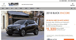 Desktop Screenshot of lewischevroletbuick.com